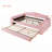 Teddy Fleece Upholstered Daybed with Storage Armrests, Trundle and Latest Integrated Bluetooth Audio System-14922003-9198965