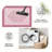 Minimal Border Pink   area rugs for Living Room, Soft and Comfortable, Suitable for all seasons, easy to maintain, machine washable Indoor floor mat, Under Table Farmhouse suitable for Bedroom, Dining Room, Study,  Balcony, Home Decor Patio-39639274