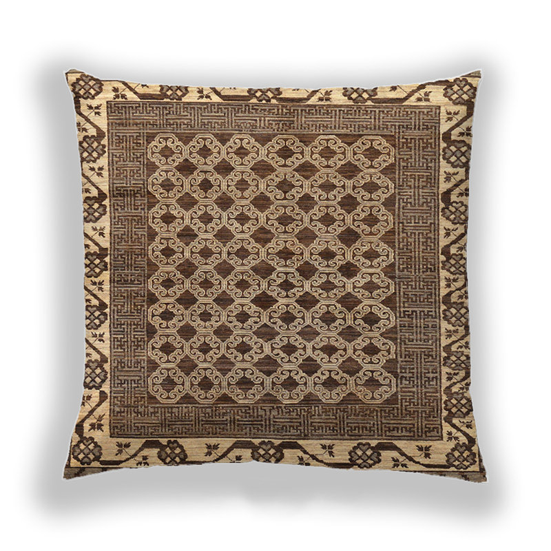 Coussin Abstract 297, Microsuède