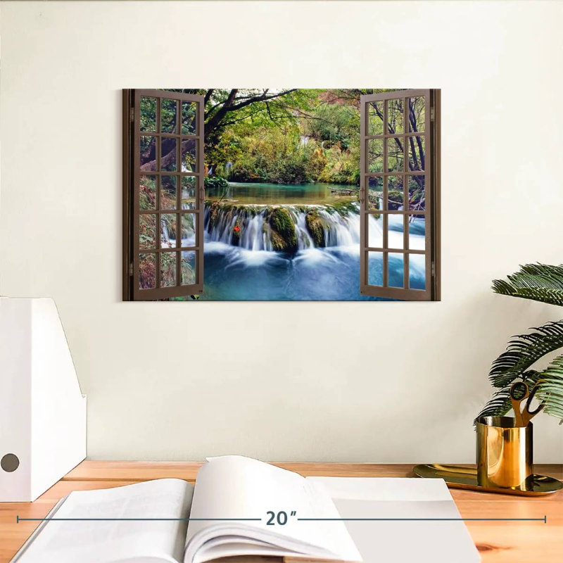 " Open Window ", 8" H x 12" W x 1" D