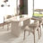 Oval Extendable Dining Table with sturdy base-896065229