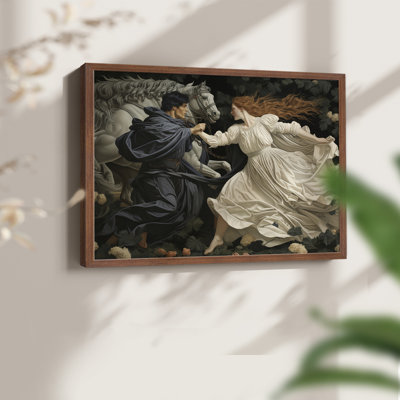 Angels From Above-LXXVIII -Framed Print - Restickable