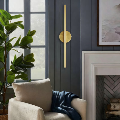 24" Battery Operated Dimmable LED Wall Sconces with Remote Control