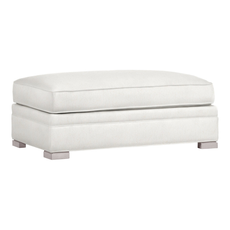 Repose-pieds et demi Nicholas, Gris colombe, Perigold améliorer blanc