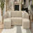 Modular Sectional Sofa 135.4" Boneless Sofa Couch Cozy Sectional Couch With Two Movable Ottomans For Living Room-1888347825