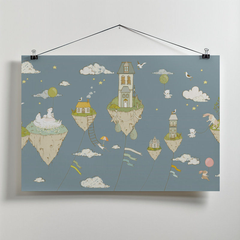 Wrapped Canvas Print, 50.8 cm H x 76.2 cm W, Night Blue