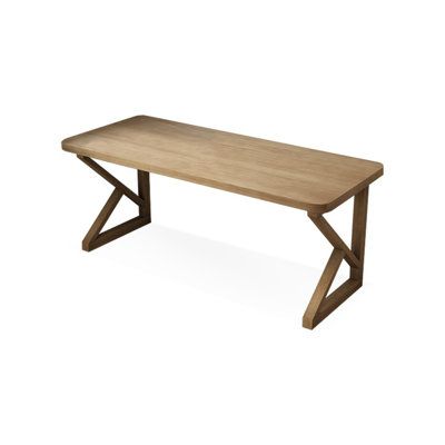 Bureaux rectangulaires en bois massif Burlywood