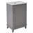 20" Small Bathroom Vanity - Ceramic Basin, Soft-close Door & Double Door Shelves