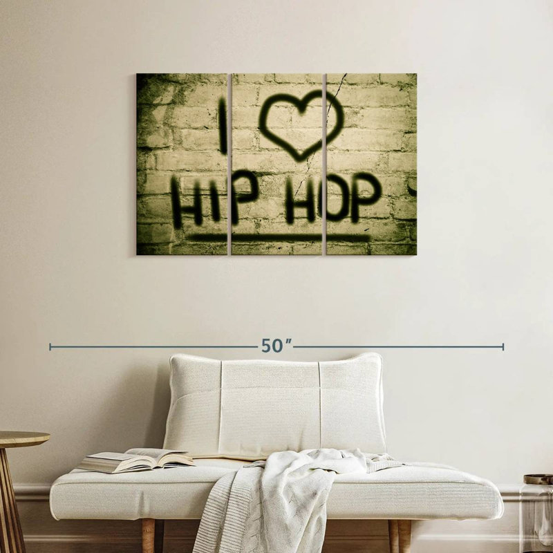Tergel I Love Hip Hop, H 24 po x l 38 po