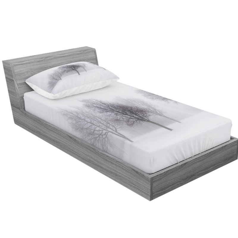 Microfiber Sheet Set, Twin XL Sheet Set with Fitted Sheet