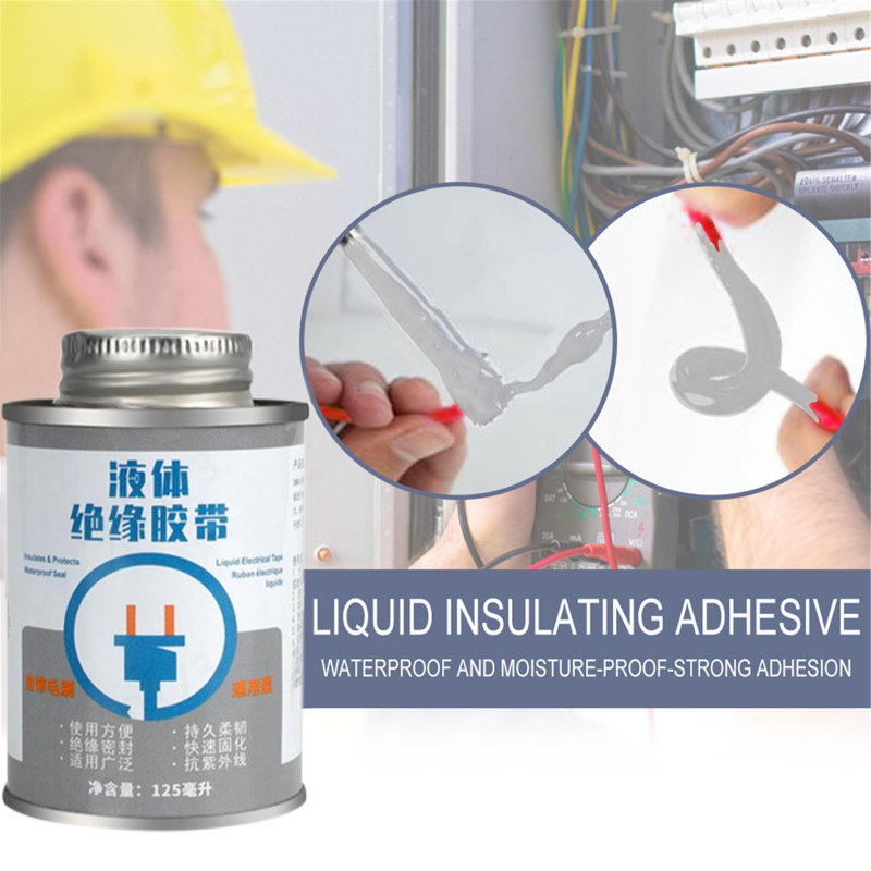 Insulating glues Insulating Electrical Tape Paste -Proof And Quick-Drying 125ML