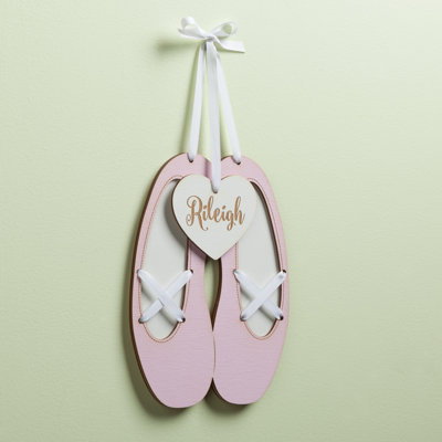 Ruth Ballet Slippers Personalize Wall Hanging