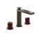 8 in. Widespread Bathroom Faucet with Pop-Up Drain, in Spot-Resistant Brown Bronze