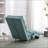 Chaise Lounge, Electric 5-Mode Massage with Remote, Ergonomic Linen Upholstered | Teal | Linen-337550783