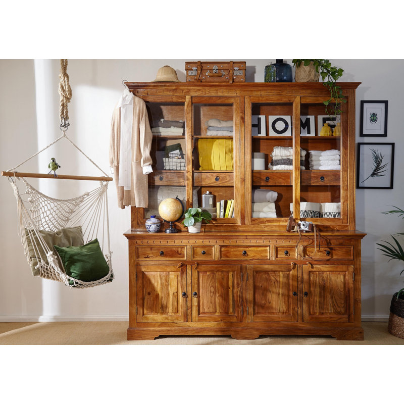 Oxford Display Cabinet, Honey