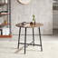 Alecsandru Round Metal Base Dining Table