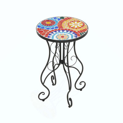 Micheal Ceramic Top Side Table