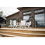 Deandre Stacking Patio Dining Armchair with Cushion