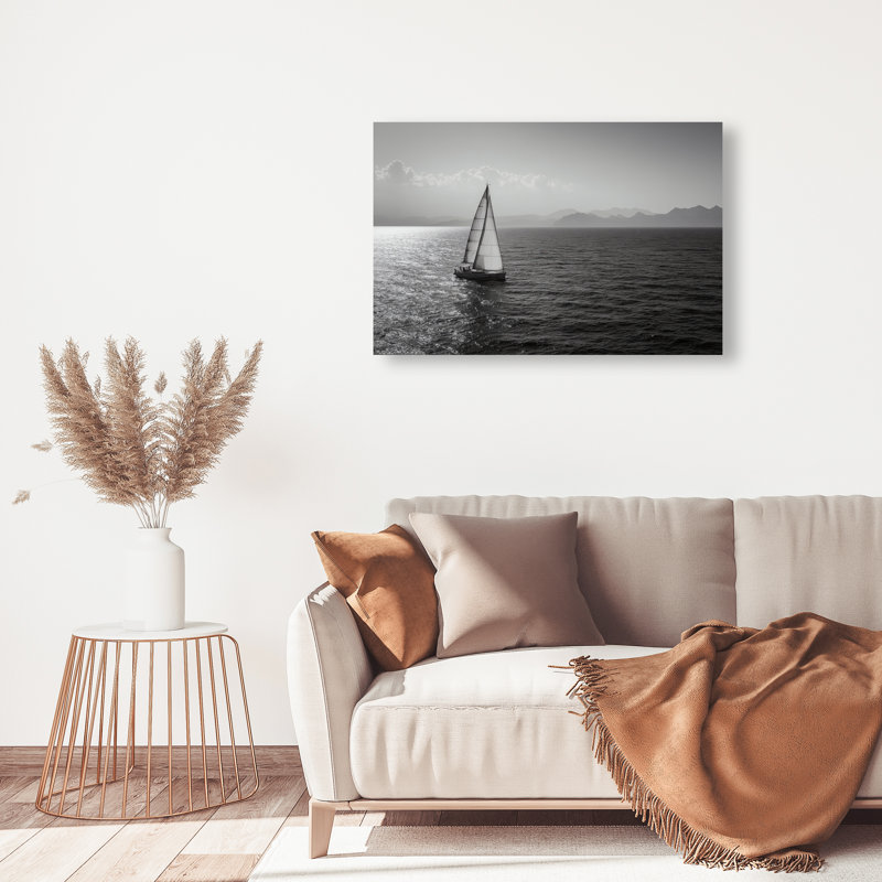 Edge Of Silence Print by Oliver Gal, 10"H x 15"W, Gallery Wrapped