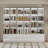 78.7'' H X 94.5'' W 6-Drawer 4-Tier Display Bookcase With Glass Doors And LED Light-1727296642