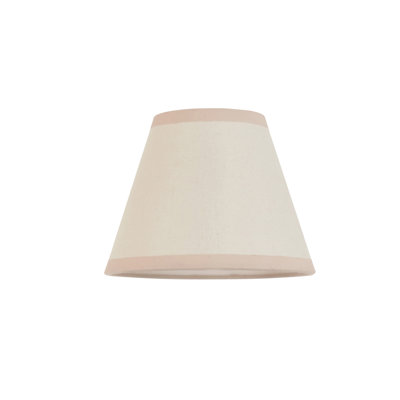 Ivy 16cm Tapered Lamp Shade finished in Vintage White