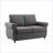 Loveseat Sleeper with Twin Size Memory Mattress-485684768