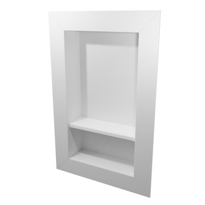 Panier à shampooing encastré blanc FlexStone l 17 po x H 26 po