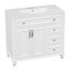 Meuble-lavabo moderne en bois massif Elegant Storage Solution