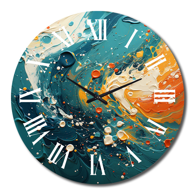 Metal Wall Clock, Extra Large