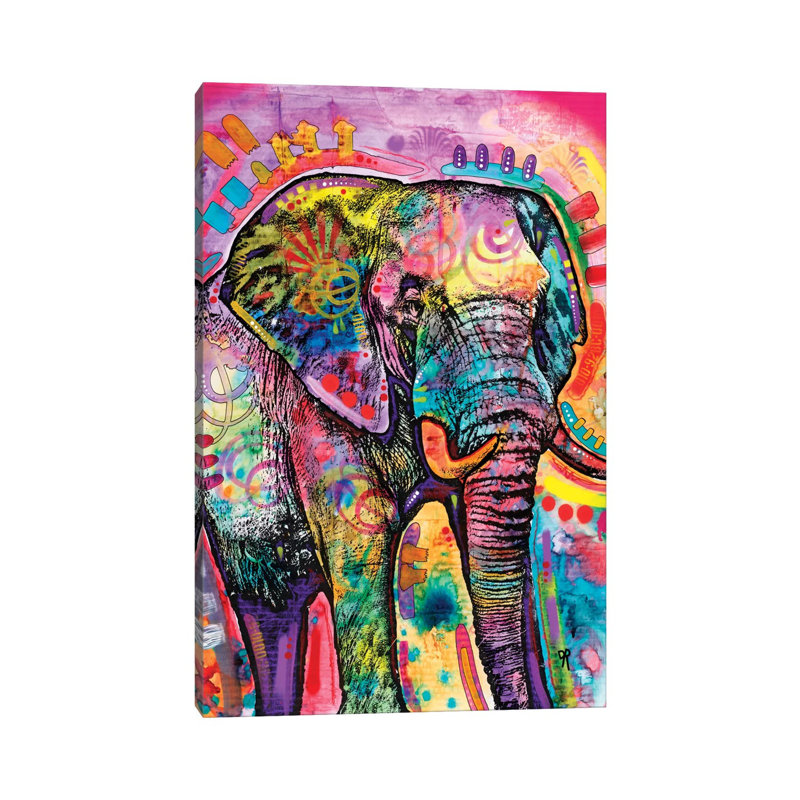 Elephant II- Gallery-Wrapped Canvas Giclée