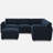 Modular L-Shaped Sectional with Removable Ottoman -276850553