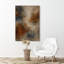 «Neutral Toned Abstract Misty Landscape Art», reproduction d'art sur toile encadrée-120783674-120783677