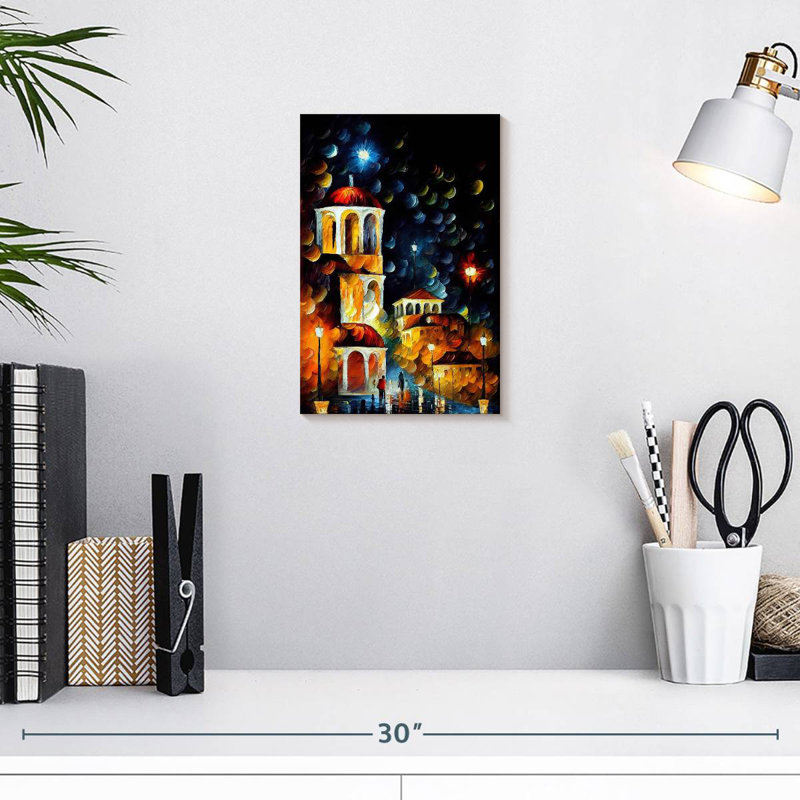 Aime Athens Night I, 12" H x 8" W