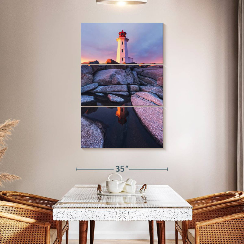 Aletra Peggys Point Lighthouse Vista, 50" H x 32" W
