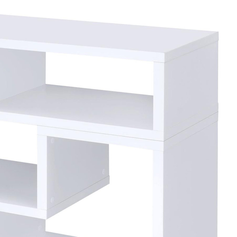 Katsumasa Geometric Bookcase, White