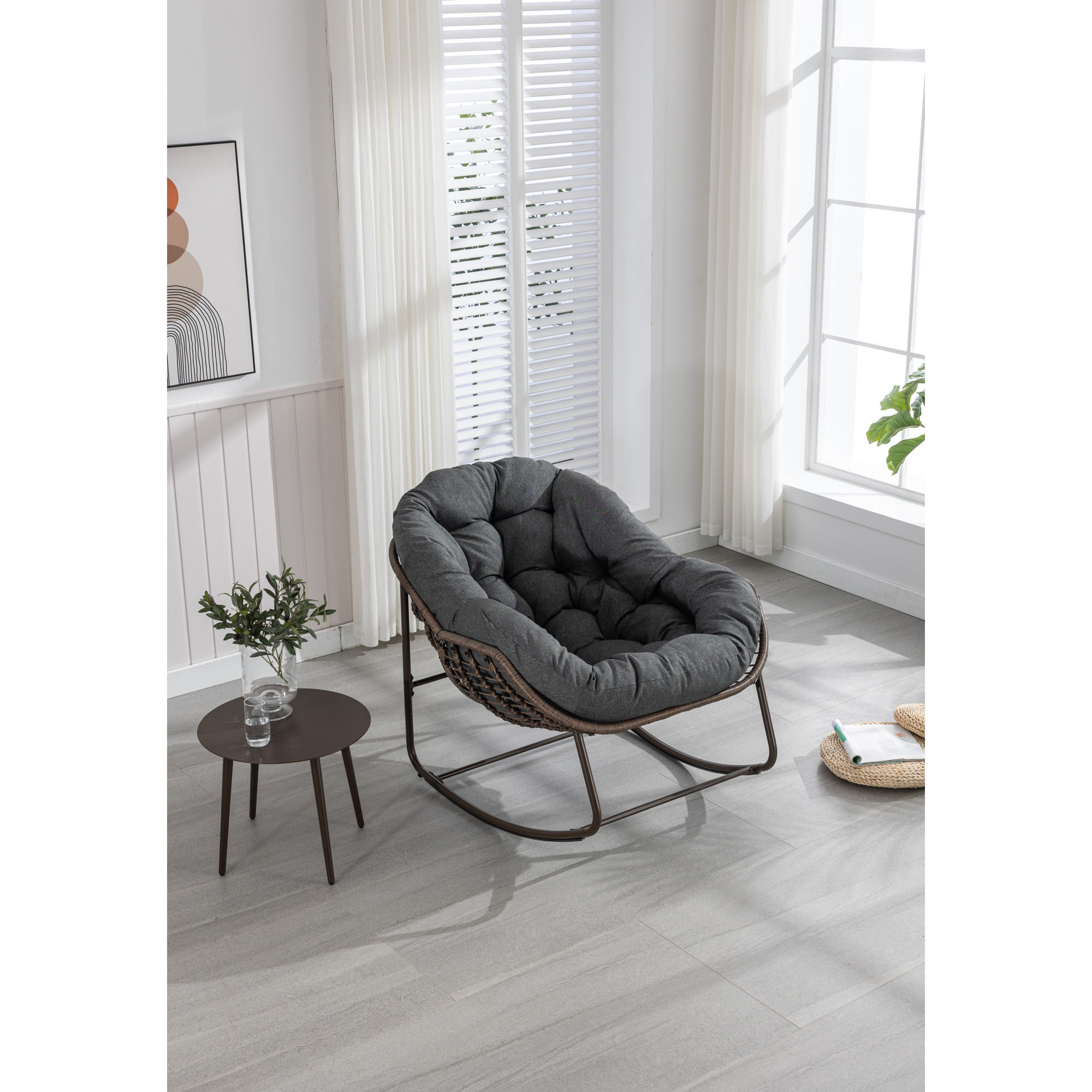 Bay Isle Home Aijahlon Rocking Chair | Wayfair