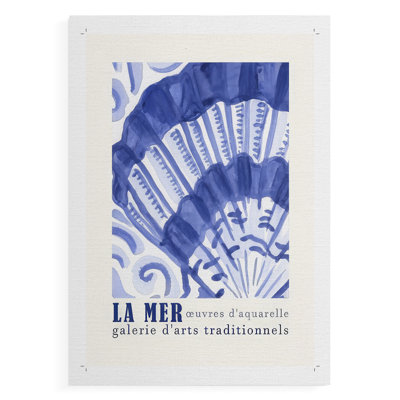 La Mer Exhibition Poster II -Canvas Print Only - NOT FRAMED