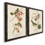 Oiseau de riz Wandering - ensemble de 2 reproductions d'art sur toiles-237908222-237908209