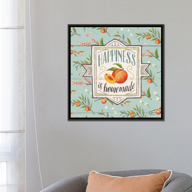 « doux life vi », art textuel sur toile tendue, H 18 po x l 18 po x P 1,5 po, Toile avec cadre noir, Pas de tapis
