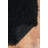 Aaiden Flokati Wool Shag Hand Loomed Black Rug-12154586