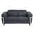 Dark Gray Leather