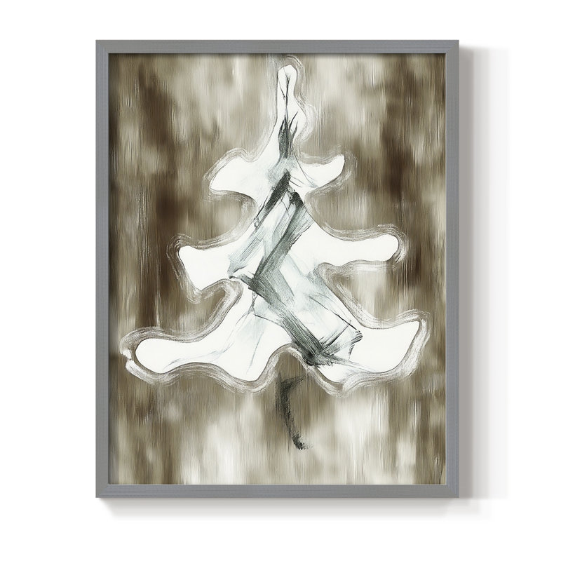 «Christmas Holiday», art encadré CCxxxvii, bois massif, H 30 po x l 24 po, Gris