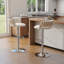 Tabouret de bar pivotant avec dossier Ginko-882844516-879315297