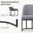 Modern Upholstered Metal Frame Side Dining Chair-1176016624