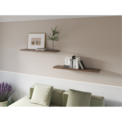 Tablette flottante Greer en mélamine X2 Greer