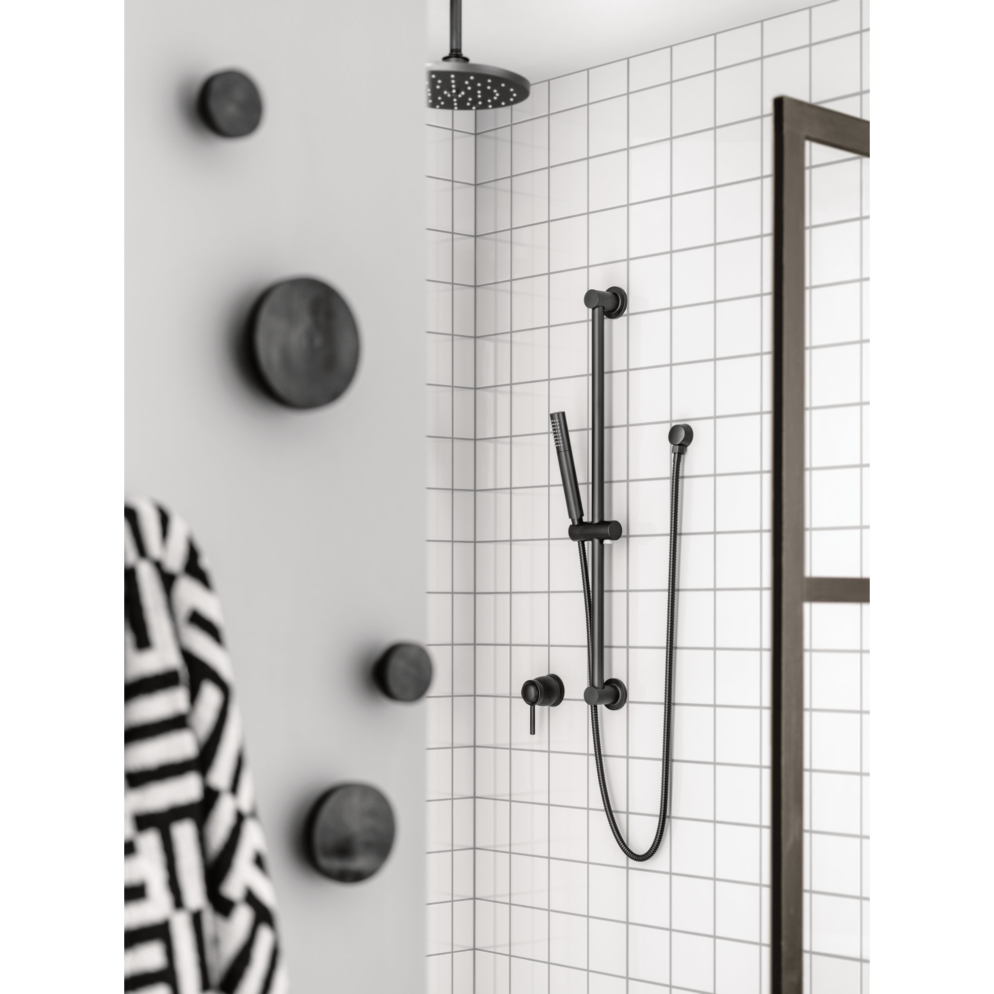 Align ExactTemp Tub/Shower Trim Kit without Valve, Matte Black