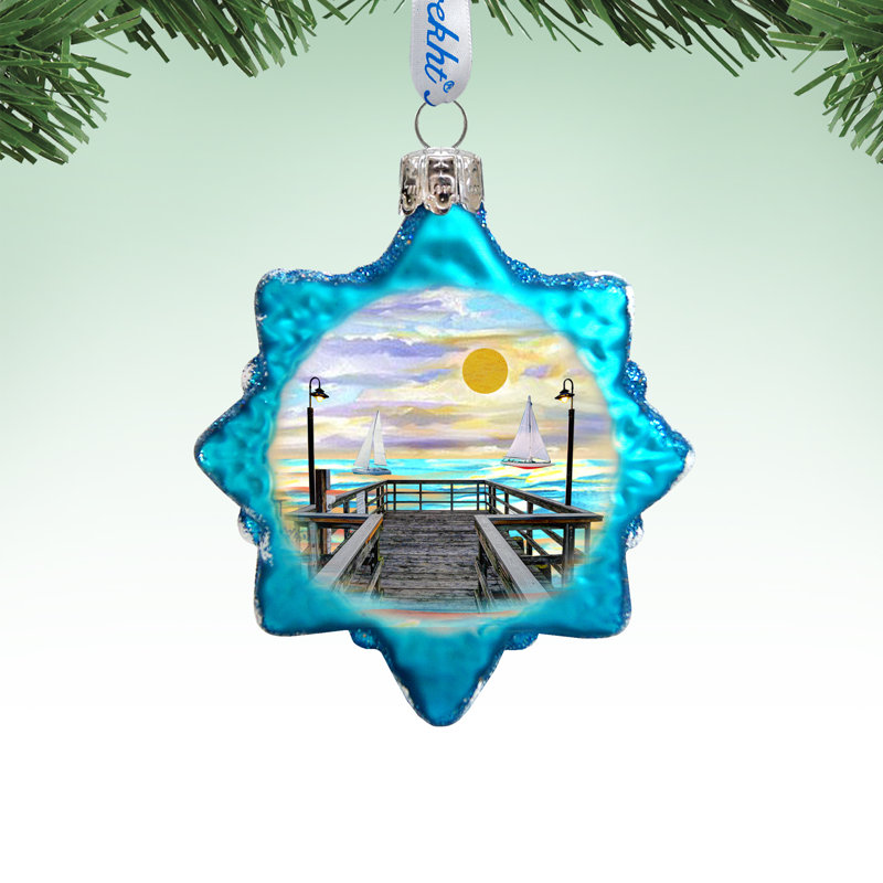 Keepsake 3'' Handmade Glass Holiday Shaped Ornament