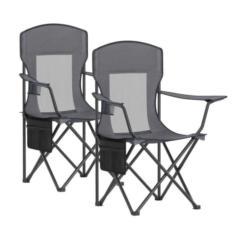 Folding Camping Chair, Grey