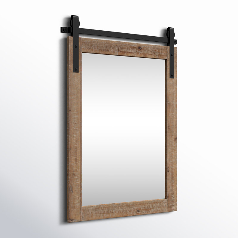 Miroir Dayanah, Brun rustique, 26,75 po x 41,5 po