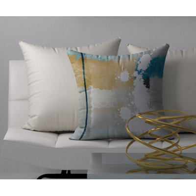 Abstract Throw Pillow